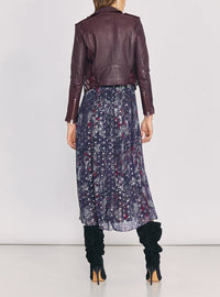 Perfecto Ashville en cuir - Plum