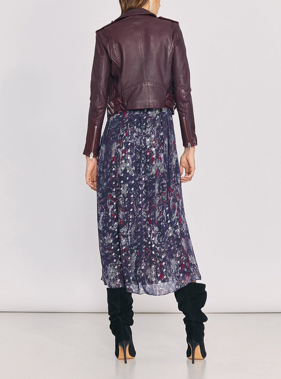 Perfecto Ashville en cuir - Plum
