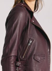 Perfecto Ashville en cuir - Plum