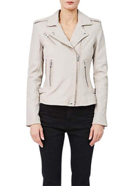 Perfecto Newhan en cuir - Dark Beige