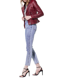 Perfecto Newhan en cuir - Cardinal Red
