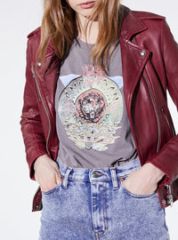 Perfecto Newhan en cuir - Cardinal Red