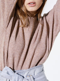 Pull Almy en laine - Light Brown