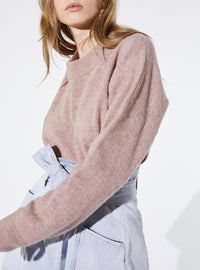 Pull Almy en laine - Light Brown