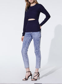Pull Denny en laine - Dark Blue