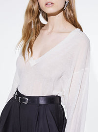 Pull Iron en cachemire - Chalk