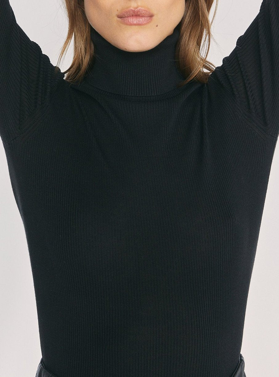 Pull Kella en soie - Black