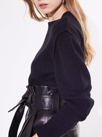 Pull Roby en laine - Black