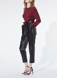 Pull Roby en laine - Burgundy