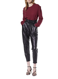 Pull Roby en laine - Burgundy