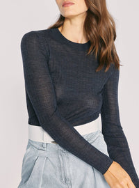 Pull Tago en laine - Dark Grey