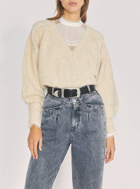 Pull Wildy en alpaga - Natural