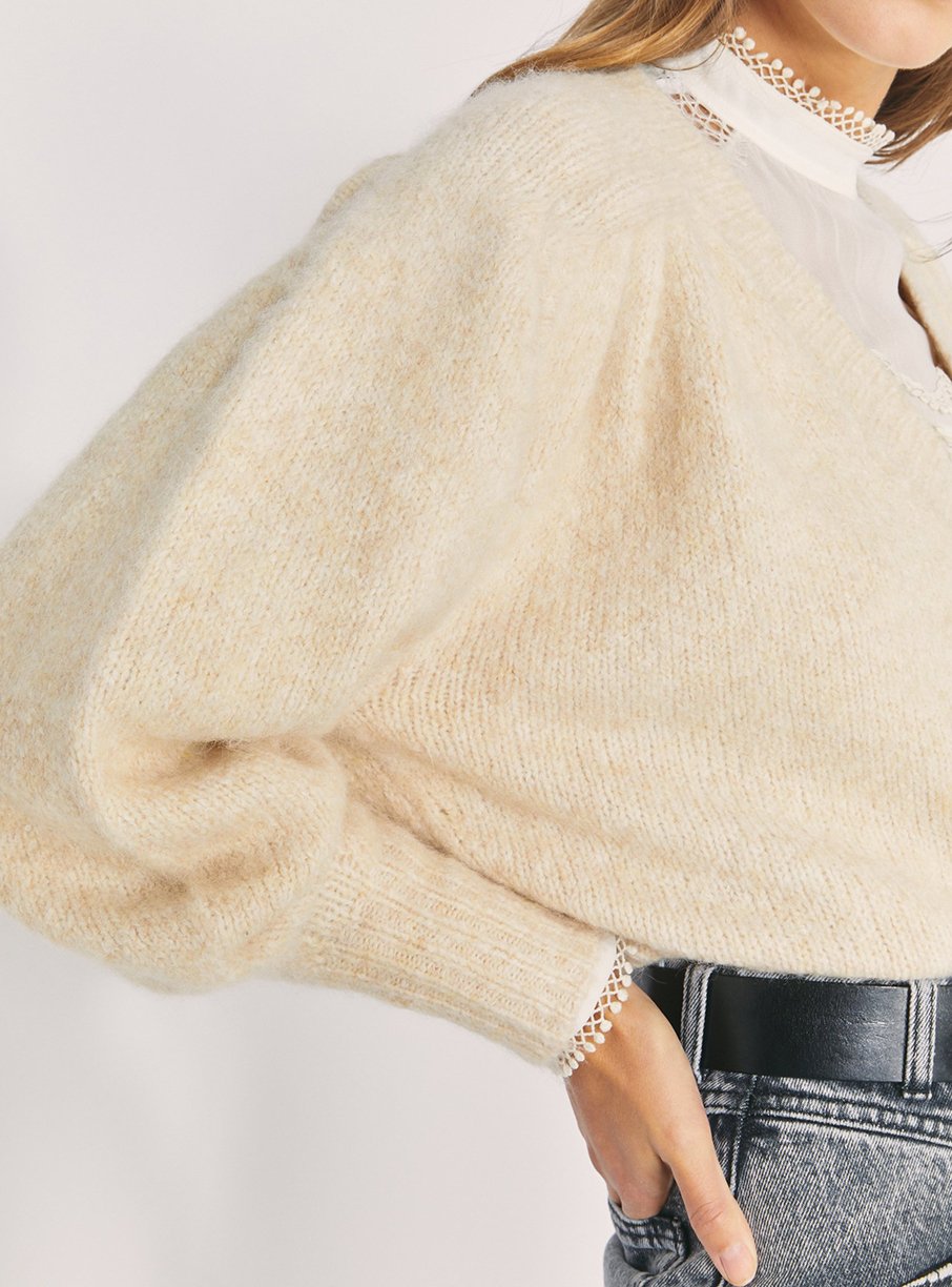 Pull Wildy en alpaga - Natural
