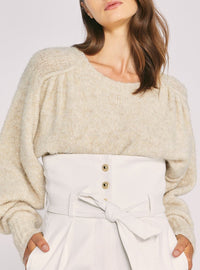 Pull Wilora en alpaga - Natural