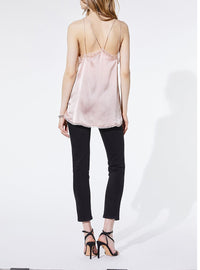 Top Berlana en soie - Nude