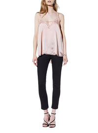 Top Berlana en soie - Nude