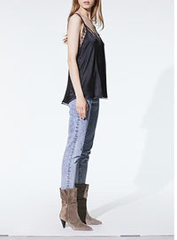 Top Berlana en soie - Black