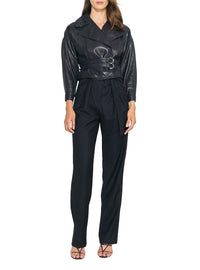 Chemise Isba en cuir - Black