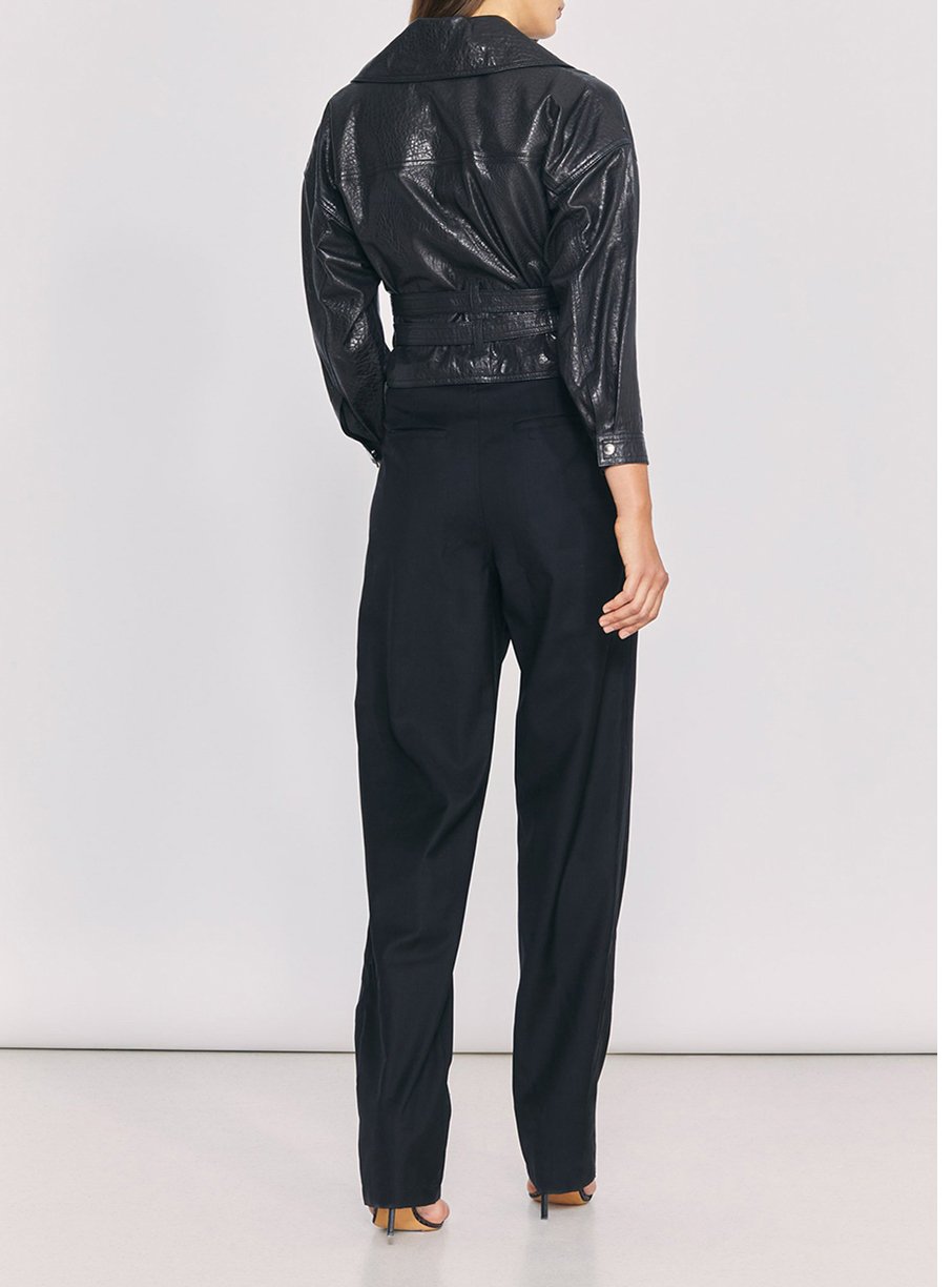 Chemise Isba en cuir - Black