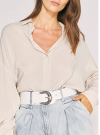 Chemise Mix - Mastic