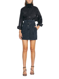 Chemise Peters en cuir - Black
