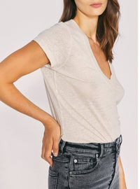 T-Shirt Rodeo en lin - Cream Pearl