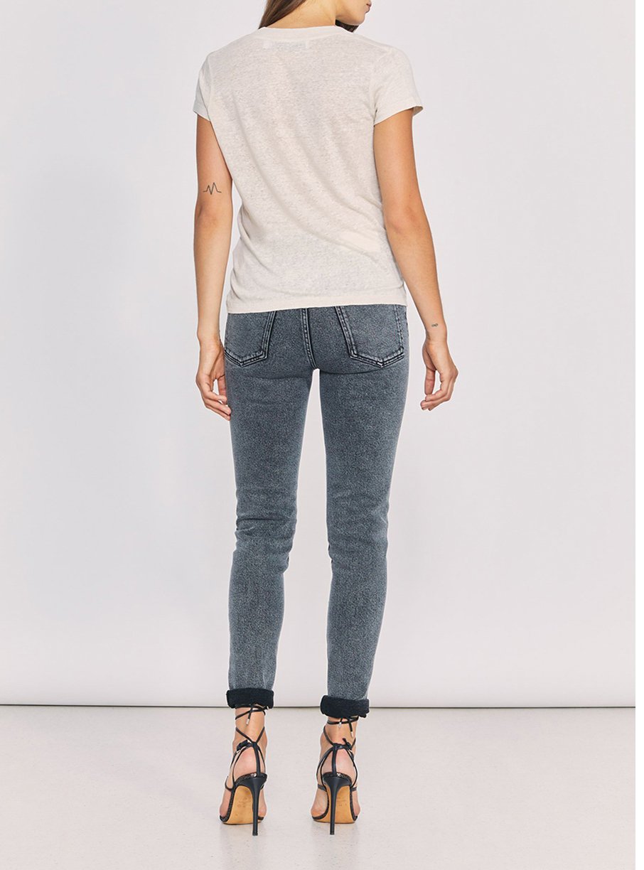 T-Shirt Third en lin - Cream Pearl