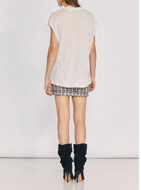 Debardeur Windy en lin - Cream Pearl