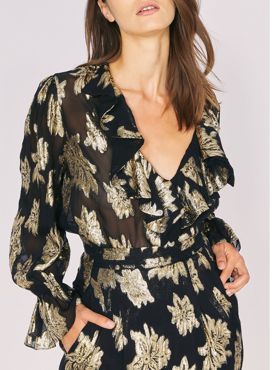 Jupe Braina - Black & Gold