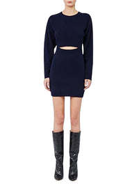 Robe Devlin en laine - Dark Blue
