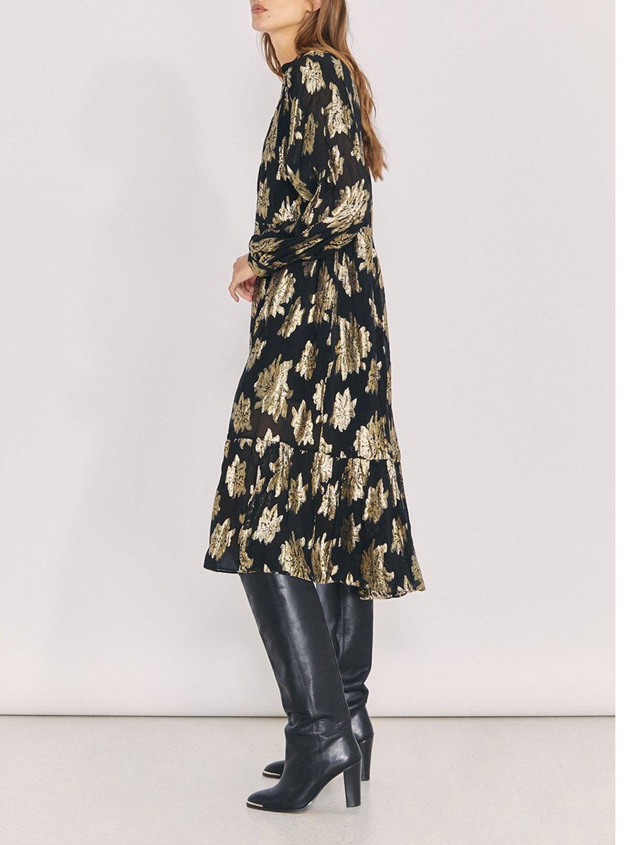 Robe Katte - Black & Gold