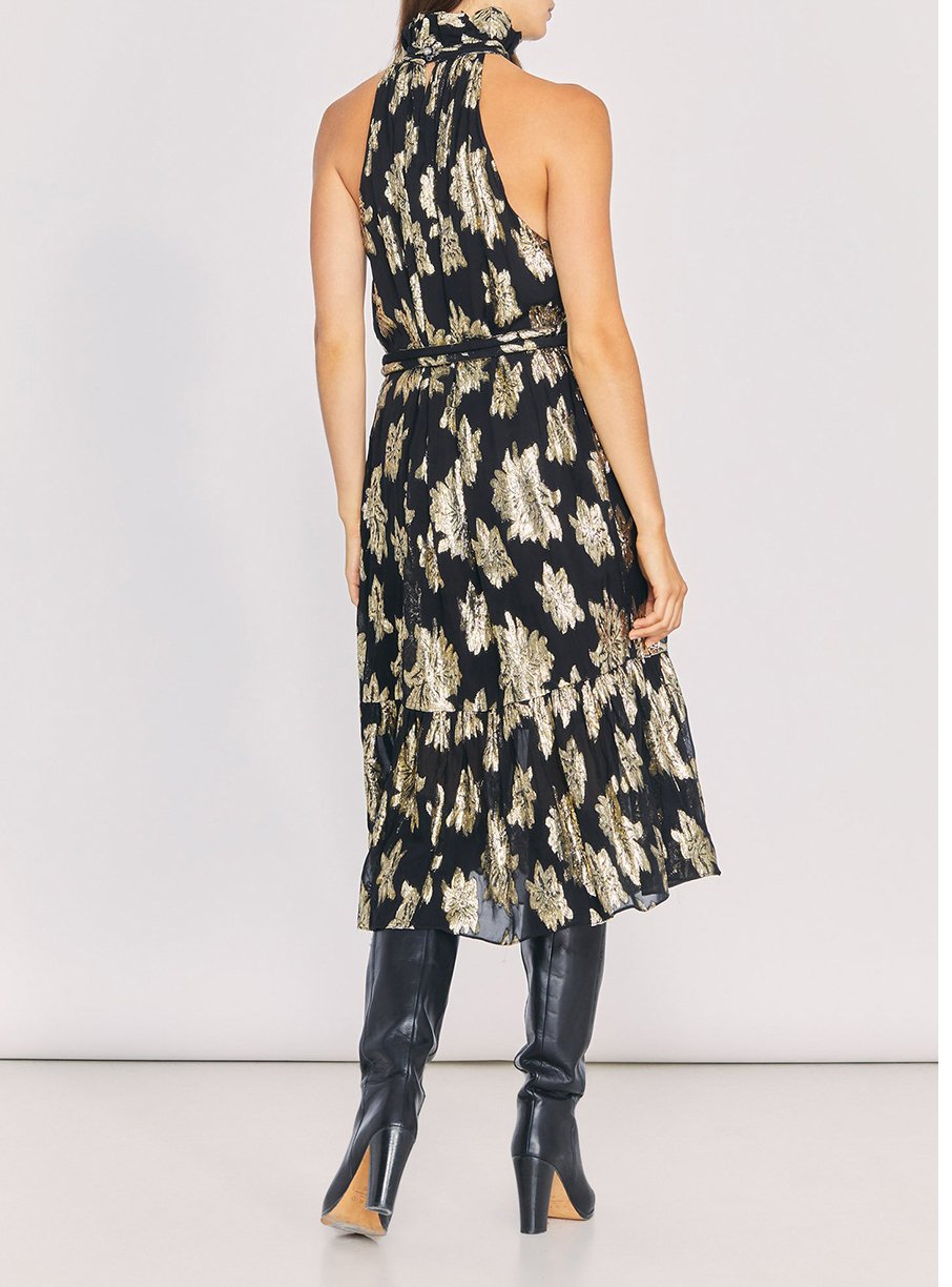 Robe Laza - Black & Gold