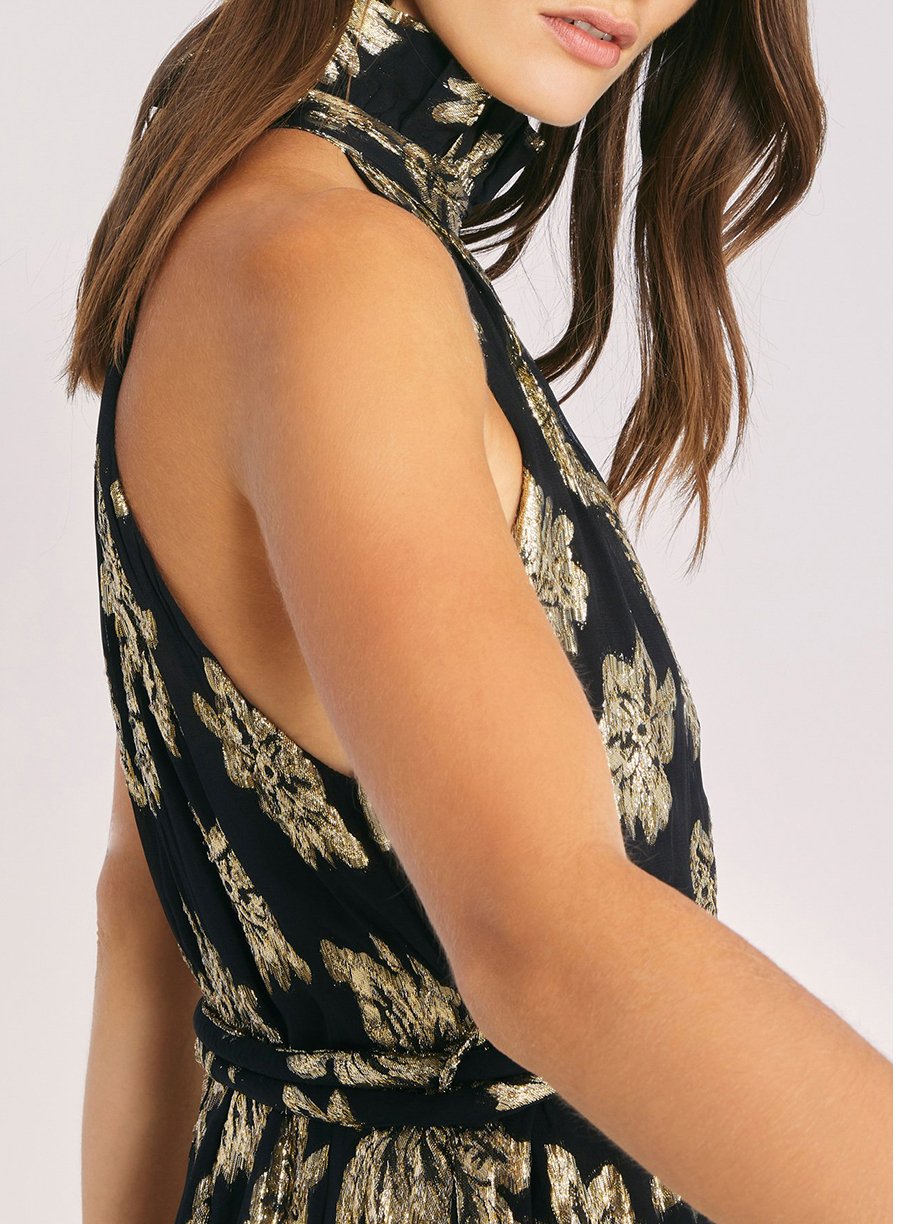 Robe Laza - Black & Gold