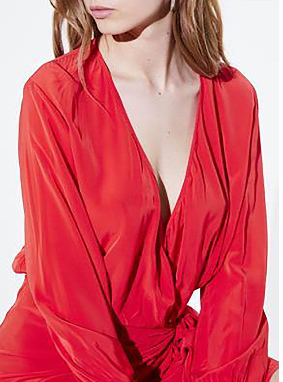 Robe Ophie - Coral Fluo