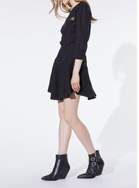 Robe Way en soie - Black