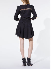 Robe Way en soie - Black