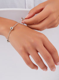 Bracelet Iconica en Or Blanc 18K & Diamant Blanc