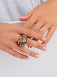 Bague Titanio en Or Rose 18K & Titane