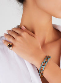 Bague Ritratto en Or Rose 18K, Diamant Blanc & Quartz Fumé
