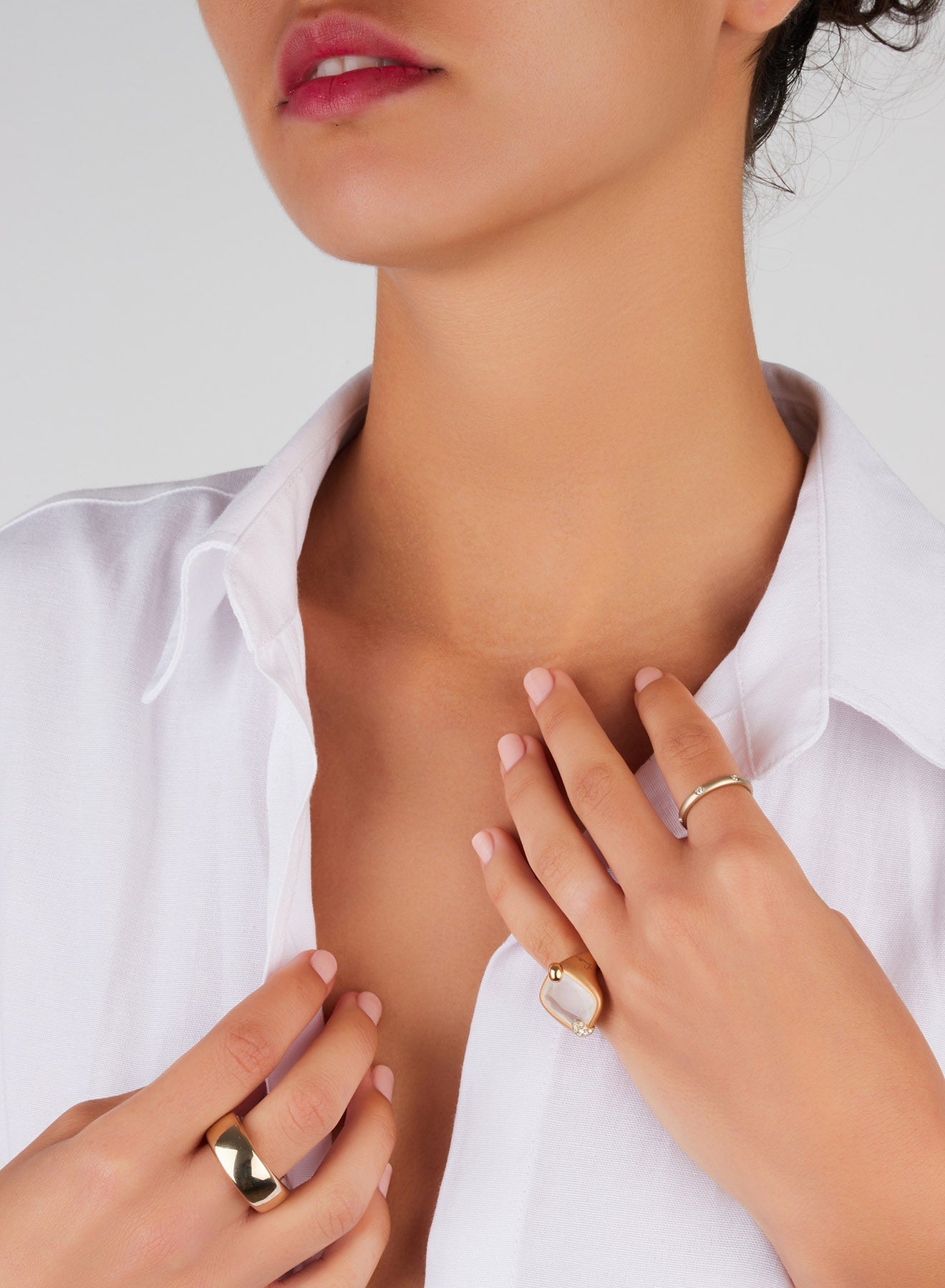 Bague Iconica en Or Blanc 18K