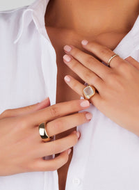 Bague Iconica en Or Blanc 18K
