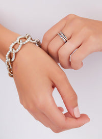 Bague Lucciole en Or Blanc 18K & Diamant Blanc