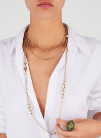 Collier Capri Ceramica en Or Jaune 18K