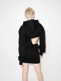 Sweatshirt avec brassière intégrée - Noir