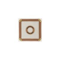 Carré de soie Monogram avec logo - Hâle