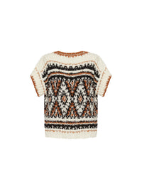 Pull A.Ferretti imprimé tribal - Multicolor