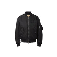 Bomber en nylon à motif union jack - Noir